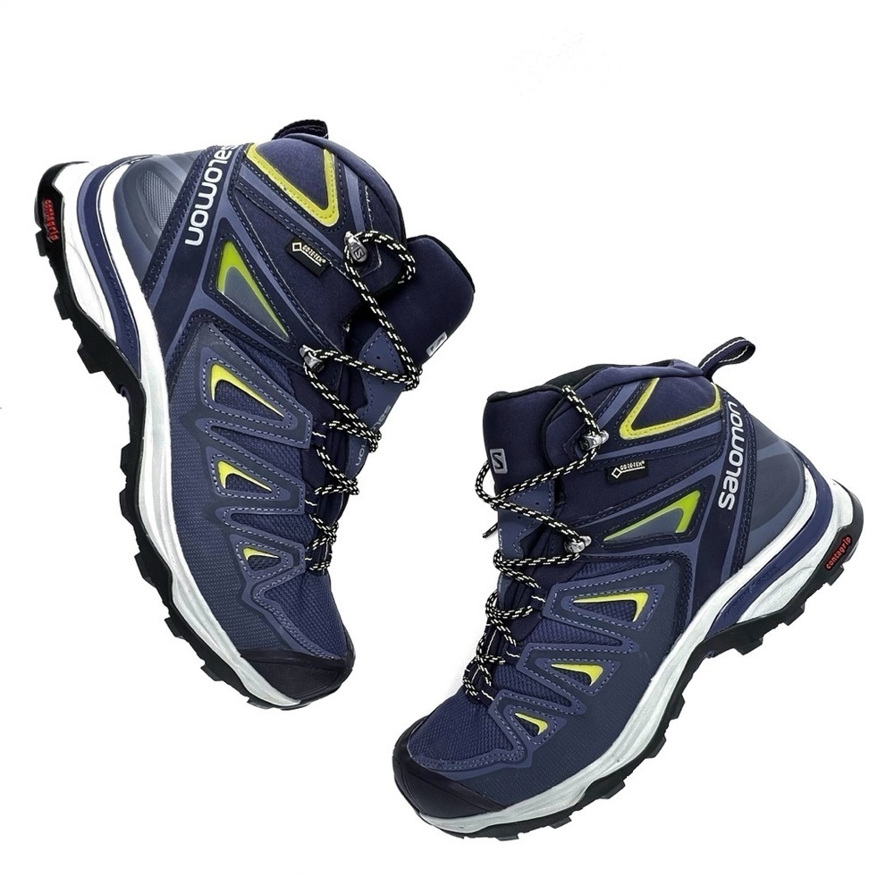 Salomon X Ultra 3 Mid GTX Hiking Boots Women’s Size 9.5 Blue Goretex EUC - Picture 12 of 13